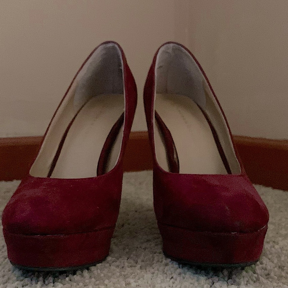 Maroon heels